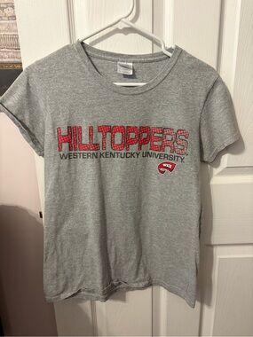 Western Kentucky University Hilltoppers Gray Logo Tee